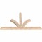 Ekena Millwork Richland Smooth Timber Gable Bracket, Douglas Fir, 96"W x 56"H x 5 1/2"D x 5 1/2"F, 14/12 Pitch GBW096X56X0606RIC00SDF - alternate 3